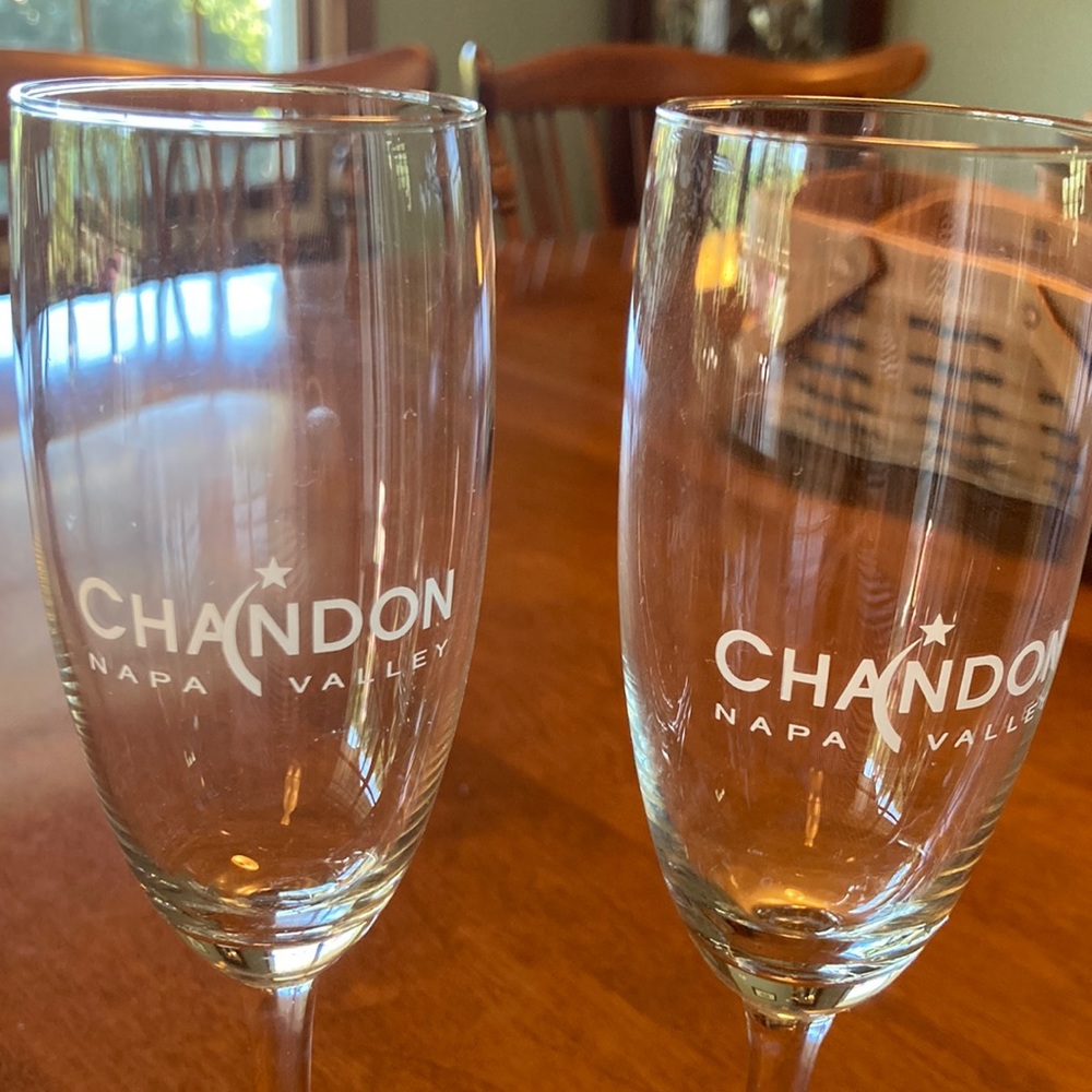 Chandon Napa Valley tasting flutes